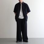 COMFORT FIT S/S SHIRT #NAVY [A25B03SH01B]