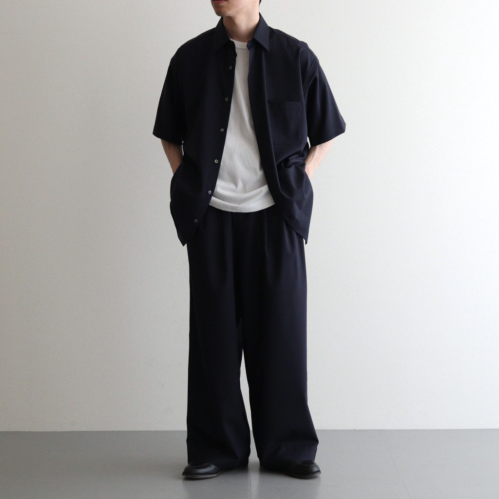 COMFORT FIT S/S SHIRT #NAVY [A25B03SH01B]