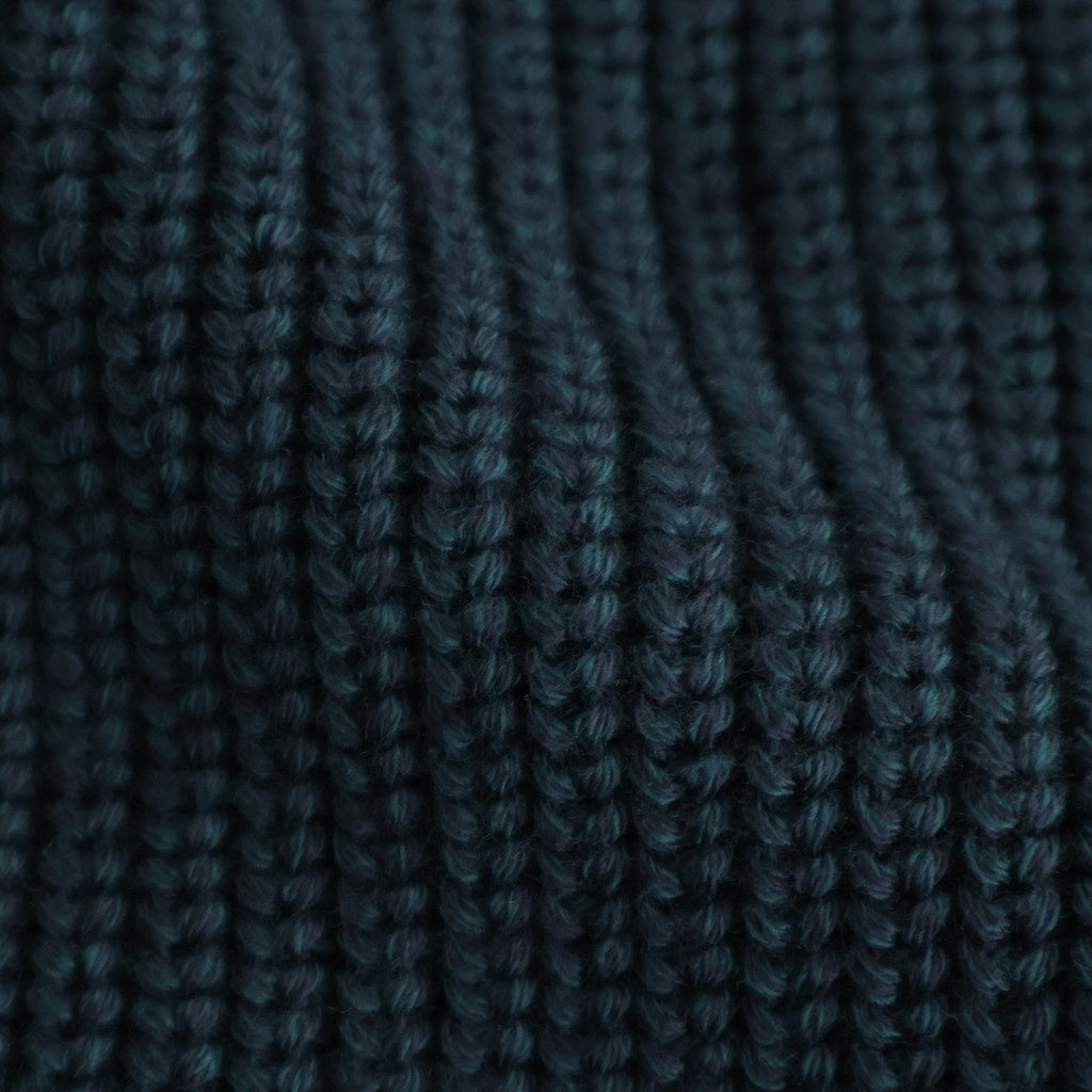 SIGNATURE DRIVERS KNIT #DARK GREEN×NAVY [BN-25FM-040]