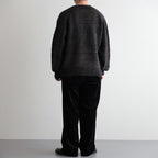 Baby Alpaca Knit P/O #MelangeDarkBrown [BHS25F013]