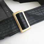 NEW NEWSPAPER BAG L #BLACK [BG-40-C-COW-5]