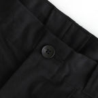 FRONT TUCK ARMY TROUSER #ONYX [251OJ-PT08]