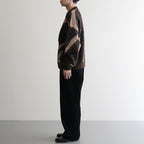 BIAS ZEBRA PATTERN JUMPER #NATURAL BEIGE MIX [A24C20SW02C]