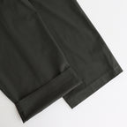 TRIPLE PLEATED EASY TROUSERS #DARK OLIVE [A25A05PT03C]