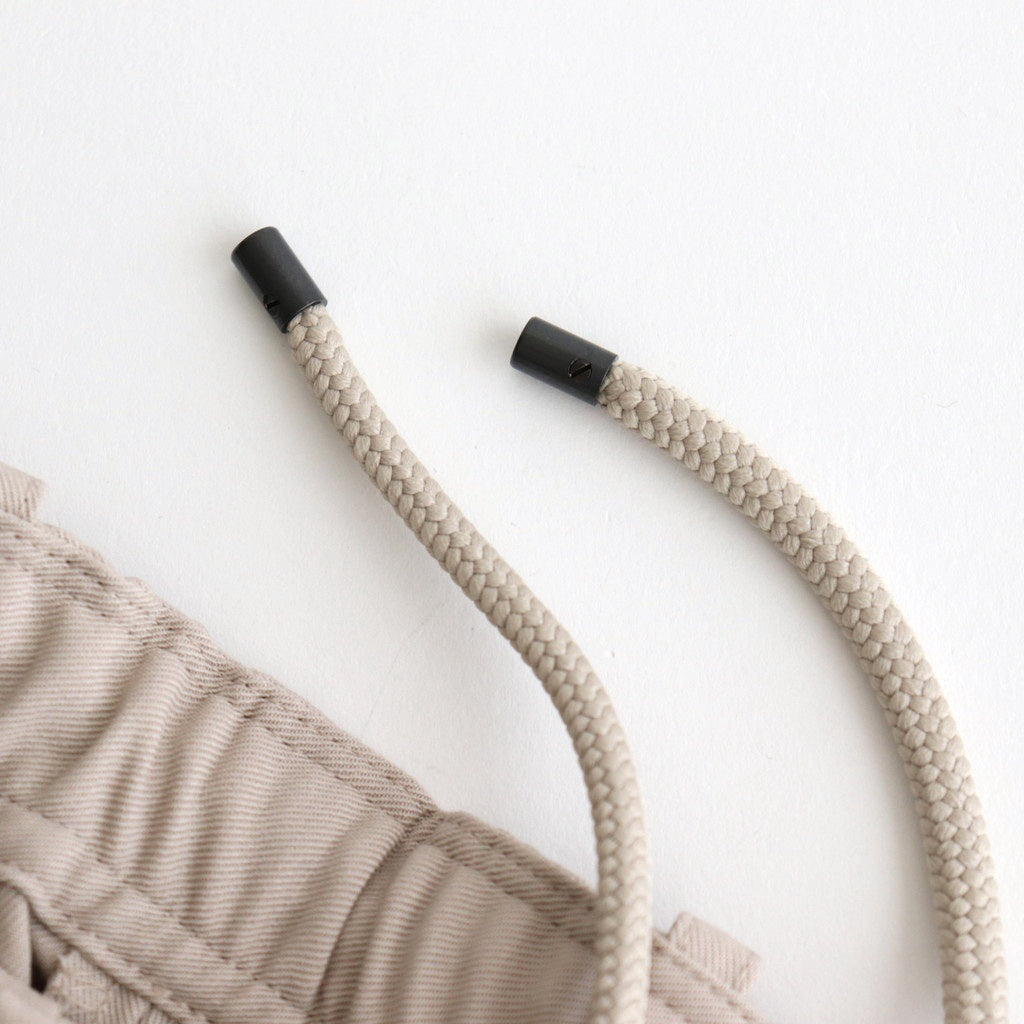 DOUBLE PLEATED EASY TROUSERS #LIGHT GRAY [A25C04PT02C]