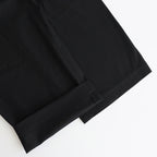 TRIPLE PLEATED EASY TROUSERS #BLACK [A25A05PT03C]