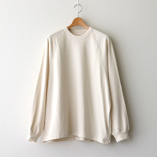 Co/Silk Nep Raglan Tee #Ivory [BHS24F037]