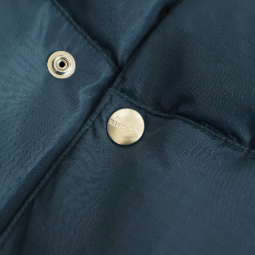 MOUNTAINEER DOWN VEST #CERULEAN [PMAU-VT01]