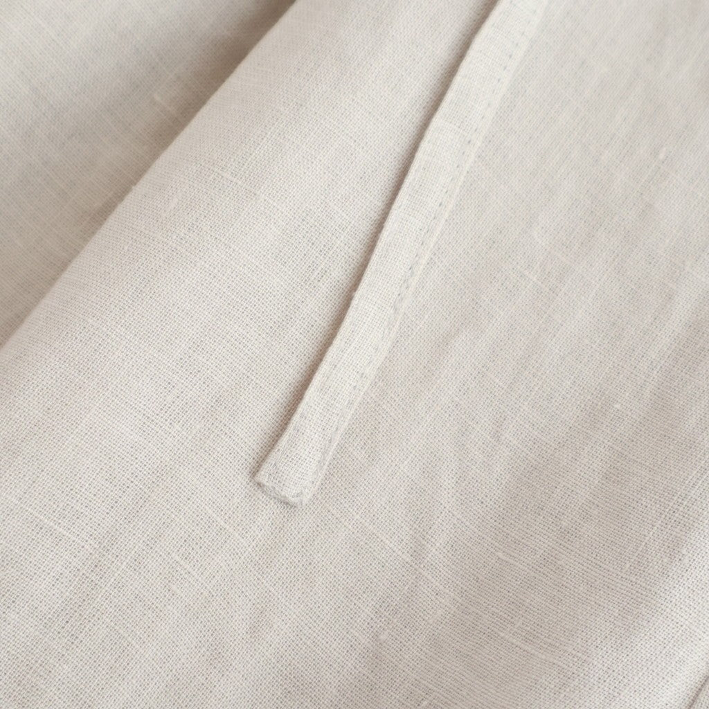 DOUBLE PLEATED EASY TROUSERS #TAUPE [A26A22PT02C]