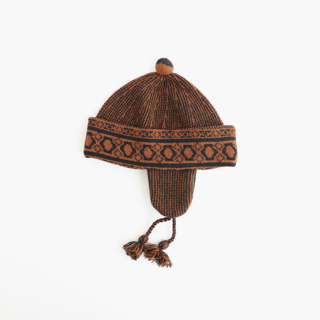 PAKISTANI KNIT CAP - BEDOUIN #WALNUT [Y01025]