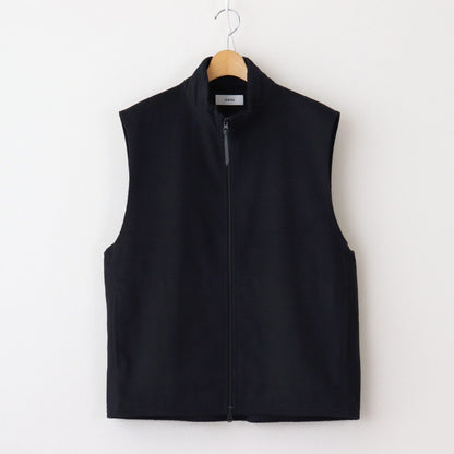 ZIP UP VEST #DARK NAVY [M24D10BL02A]