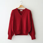 Cashmere V-neck Pullover #RED [NEP-AW2415UNI]