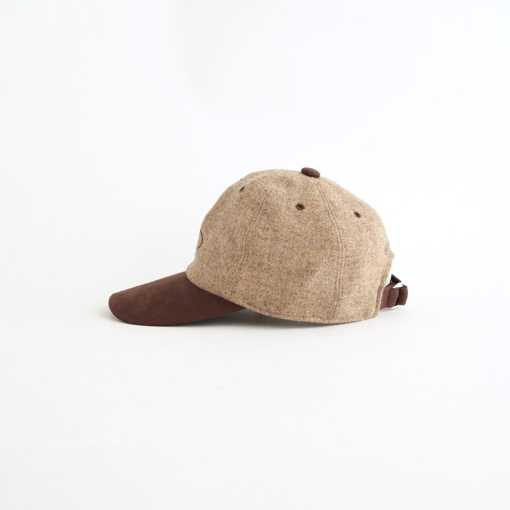 BRITISH TWEED WOOL CAP - FANBOY #COCOA [Y01019]