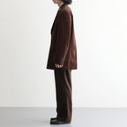MIXED-WALE CORDUROY TAILORED JACKET #BROWN [26W-BIS-JK11]