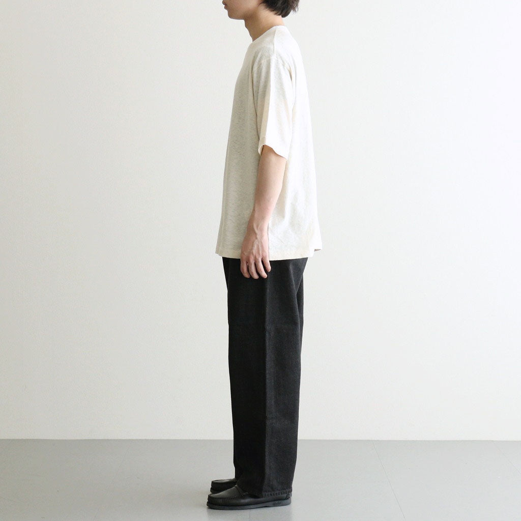 Ni Organic Cotton Denim 5Poket #Black [NEP-SS2607]