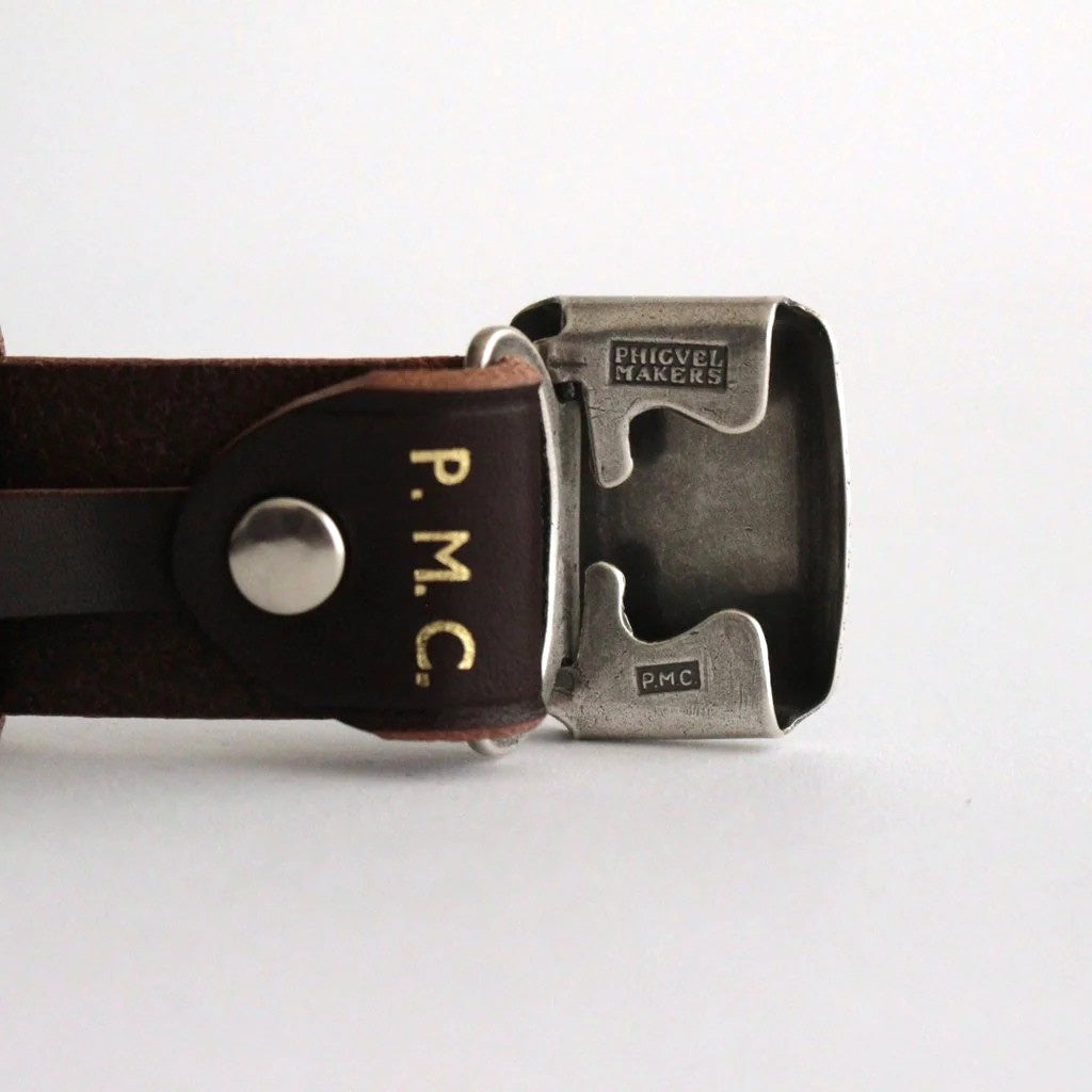 HICKOK BELT #D.BROWNxSILVER [PM-ACPP05]