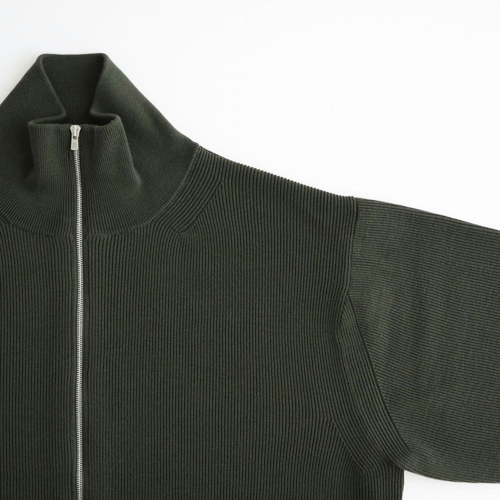 HARD TWIST WOOLRIB DRIVERS KNIT #FOREST [BN-26FM-033]