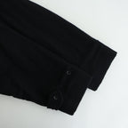 Classic Wool Balmacaan Coat #BlackNavy [BHS25F009]