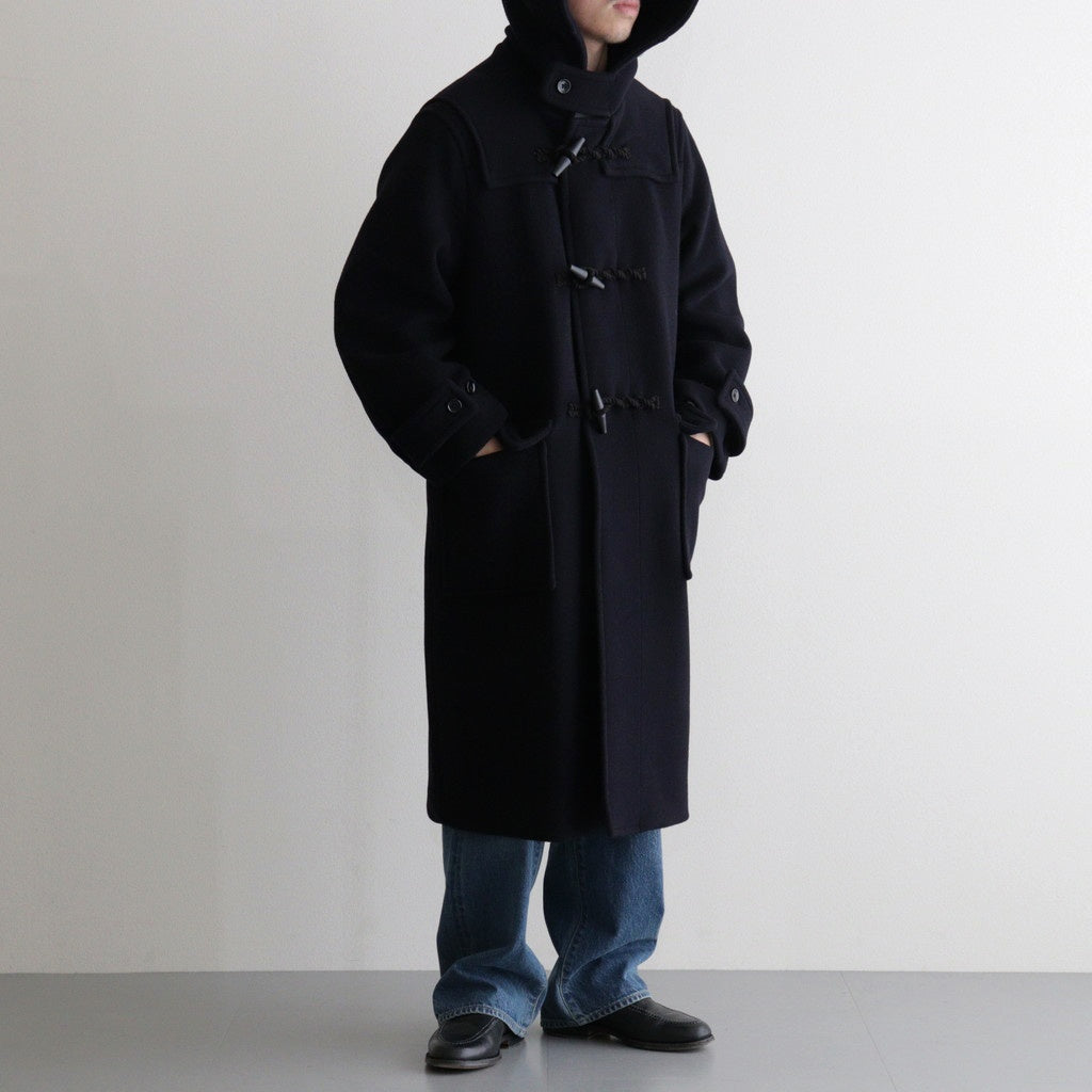 Wool Felton Duffle Coat #DarkNavy×Black-toggle [bROOTS25F2]