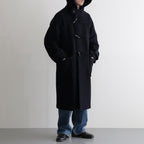 Wool Felton Duffle Coat #DarkNavy×Black-toggle [bROOTS25F2]
