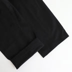 FRONT TUCK ARMY TROUSER #ONYX [251OJ-PT08]