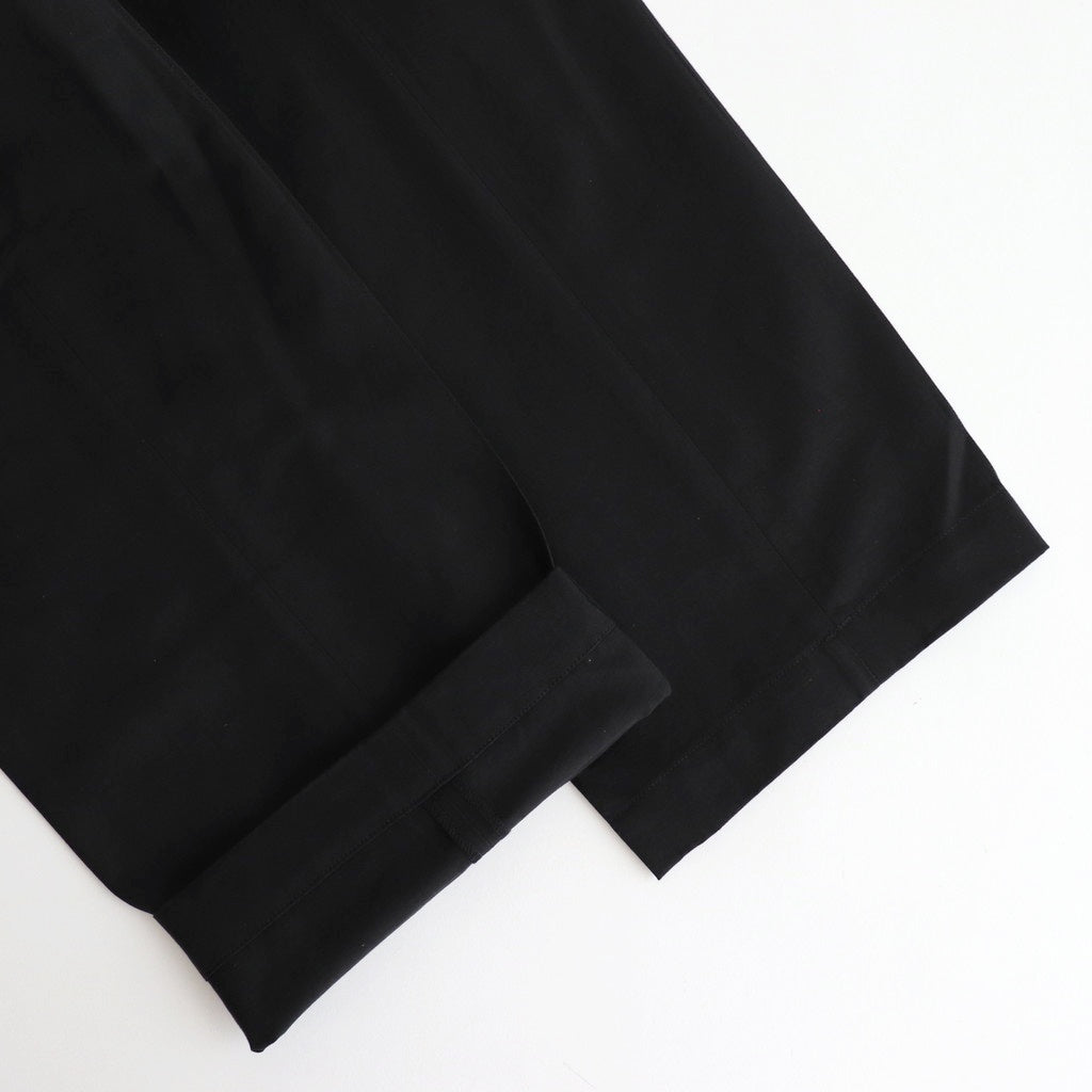 FRONT TUCK ARMY TROUSER #ONYX [251OJ-PT08]