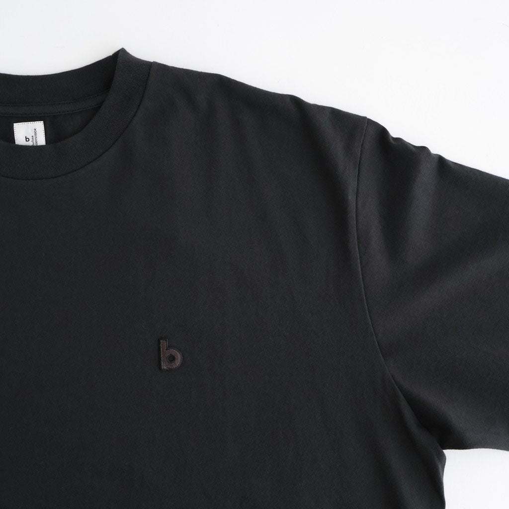 b Patch Tee WIDE #InkBlack×Charcoal [bROOTS25S34S26C]
