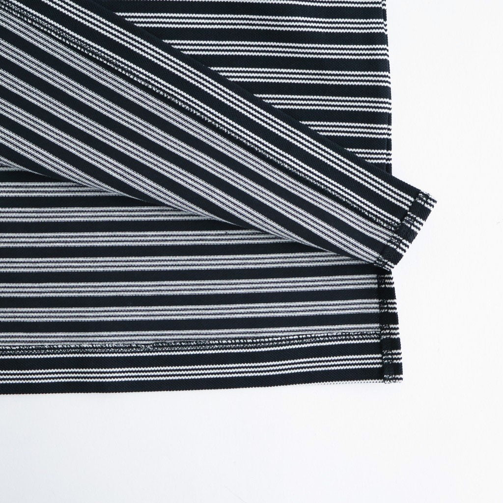 ONE BUTTON TEE S/S #BLACK BORDER [M26A14CS02B]