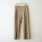 DOUBLE PLEATED BUGGY TROUSERS #BEIGE [M26C06PT01C]
