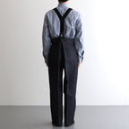 SOLIS COTTON TROUSERS - RIGID DENIM #INDIGO [HV501001]