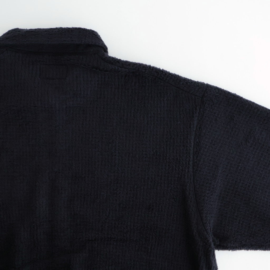 POLARTEC Wool Fleece Sweater Jacket #Black [N25FA051]