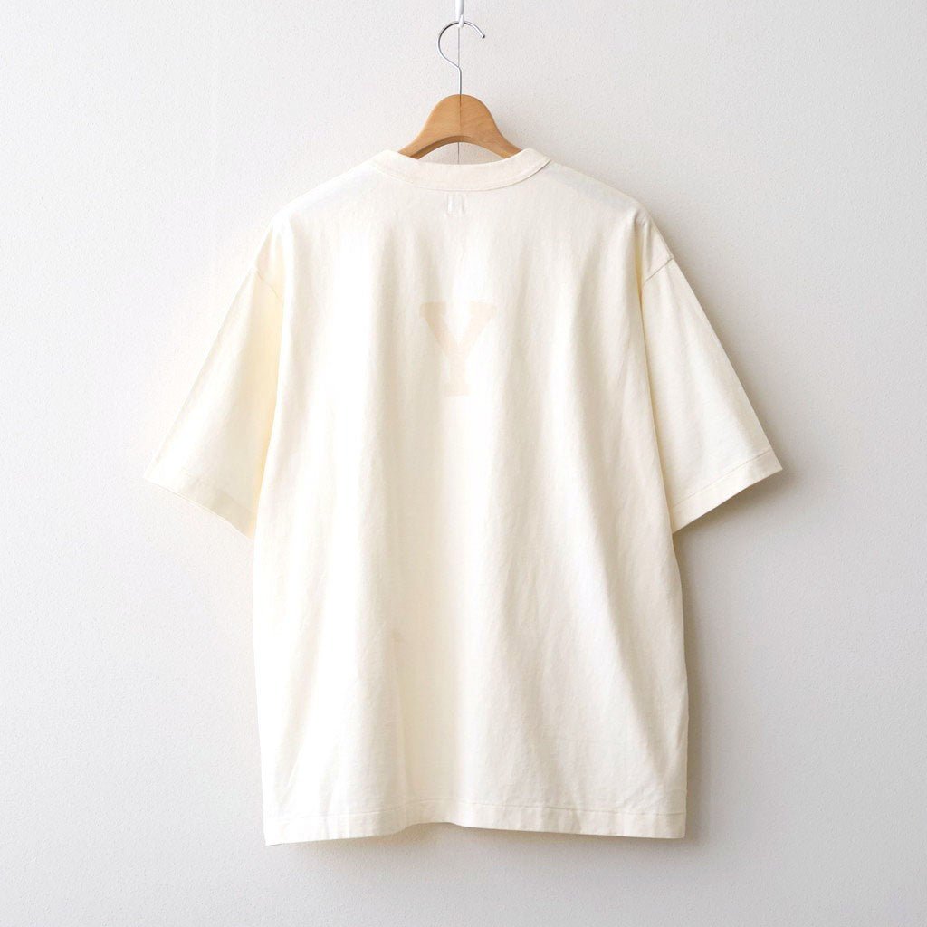 ALE-Y 88/12 Print Tee WIDE #Ivory×Fade/Bage-PT [bROOTS25S36S26A]