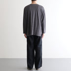 NORMANDY LINEN BASQUE SHIRT #GRAY [BN-25SM-065]