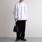 DRAWSTRING BAG #BLACK [BG-32-C-NUBCK-4]