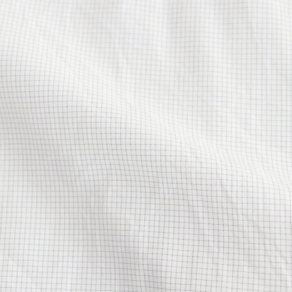Cottton Silk Check Standard Shirt #White Check [NEP-SS2645]