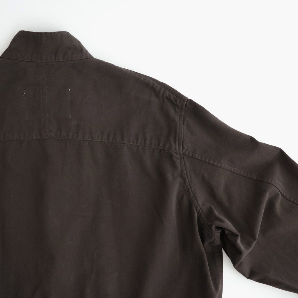 Cotton Chino UK STORM Jacket #Brown [6063-2502]
