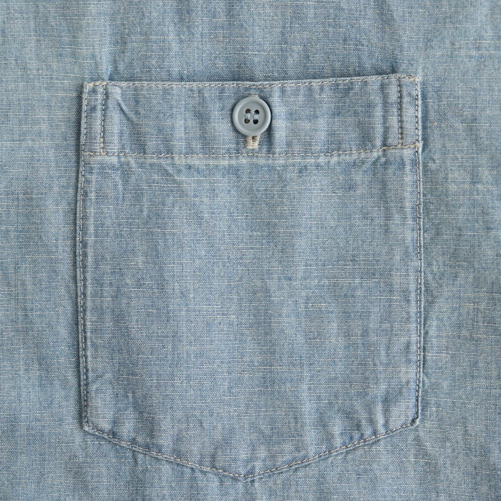 CAMP COLLAR MARINE SHIRTS #INDIGO [251OJ-SH11]