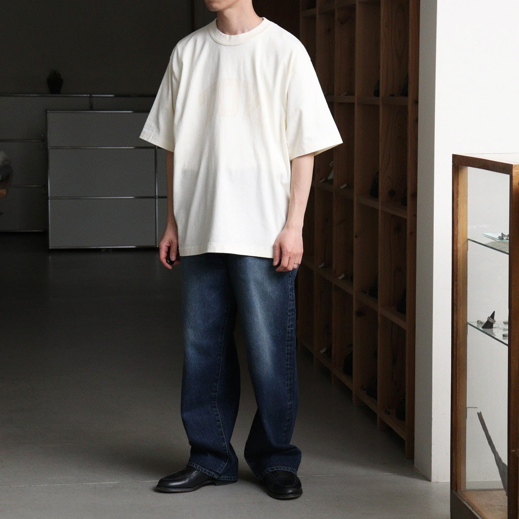 NOT-PRINCE 88/12 Print Tee WIDE #Ivory×Fade/Bage-PT [bROOTS25S36S26B]