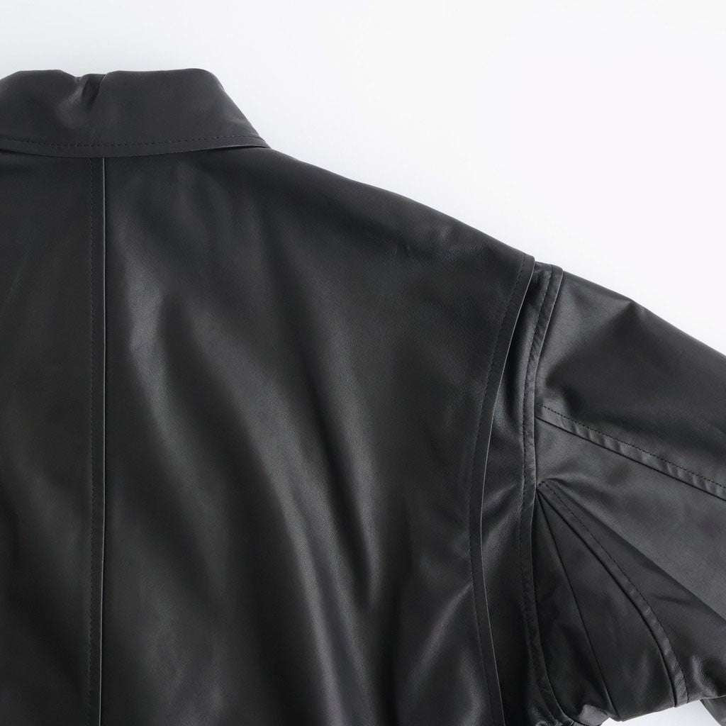 SHEEP LEATHER ZIP BZ #010 RED BLACK [16861 25004]