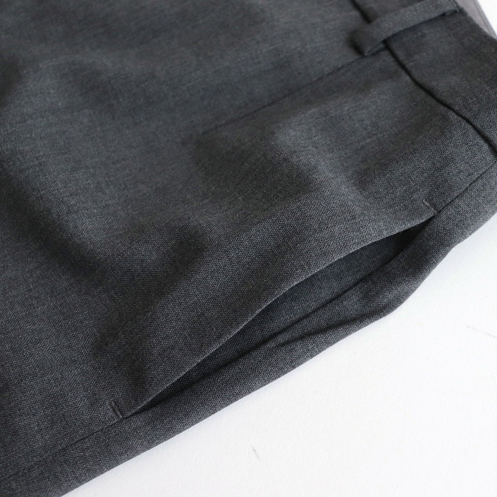 Wool Tuckless Tapered Trousers #MIX GRAY [NEP-SS2509W]