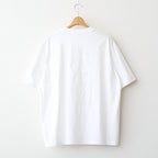 bd Print Tee WIDE #White×White-PT [bROOTS25S34S26A]