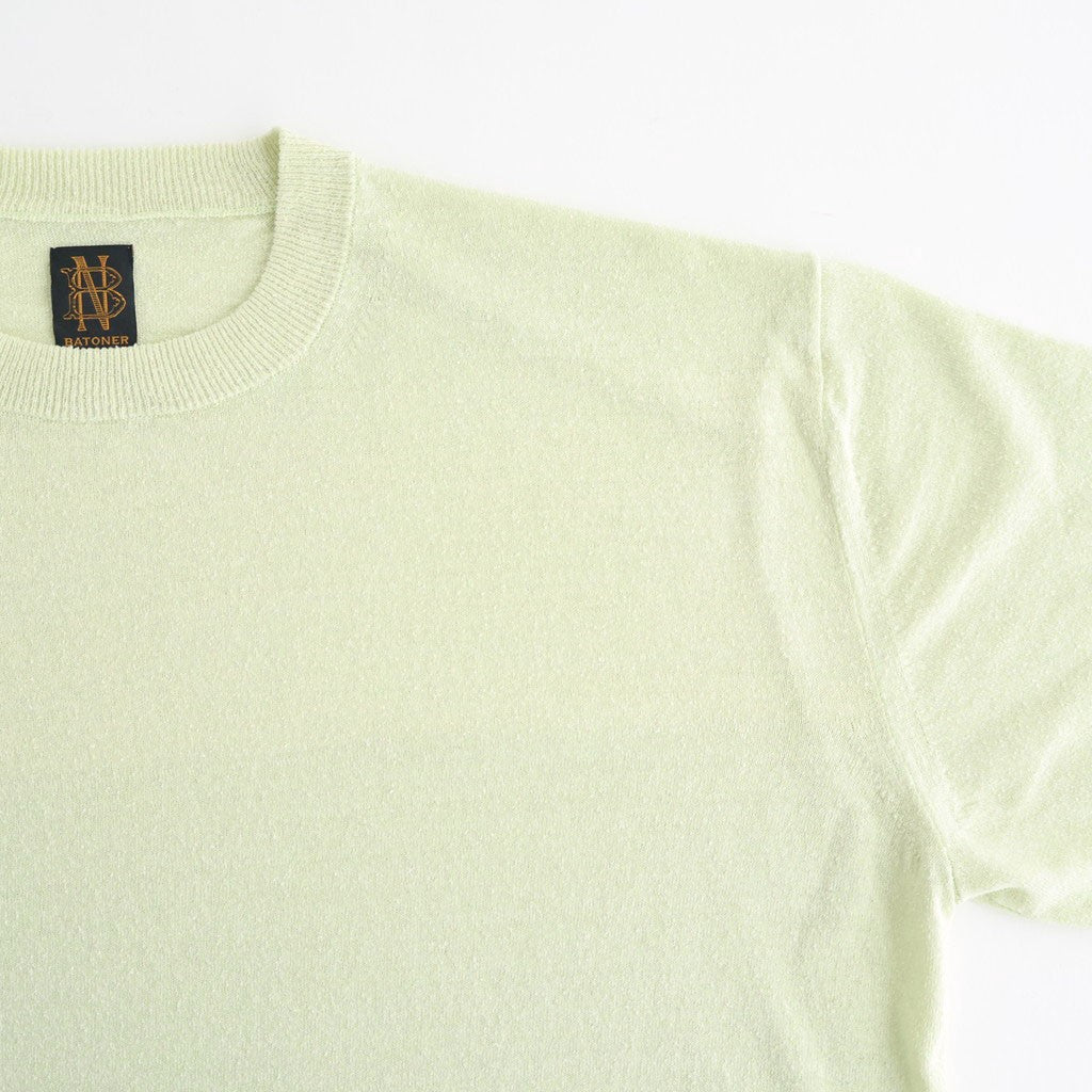 REVIVAL SOFT SILK CREW NECK #MINT [BN-26SL-033]