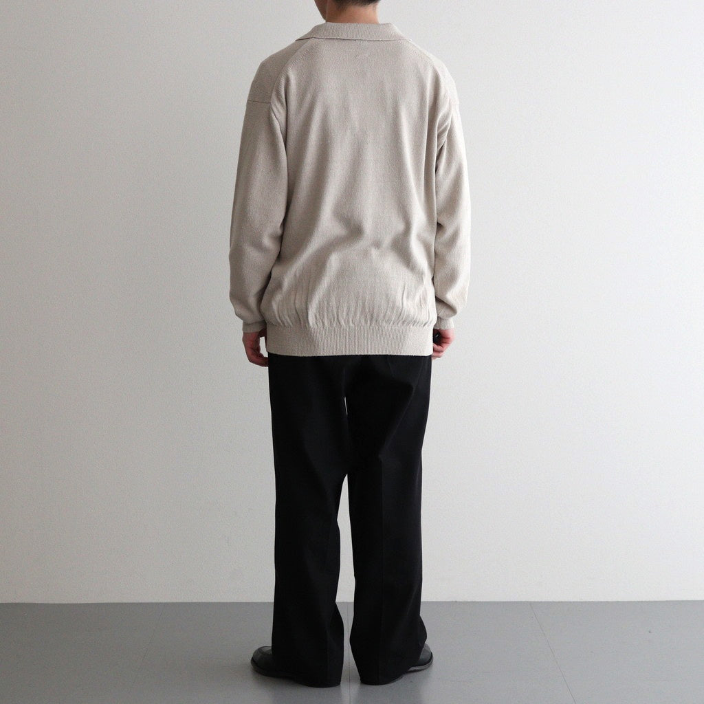 SILK POLO SKIPPER #IVORY [BN-25SM-037]