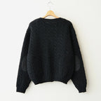 CABLE PATTERN GRANDPA CARDY #ONYX [262OJ-KN01]