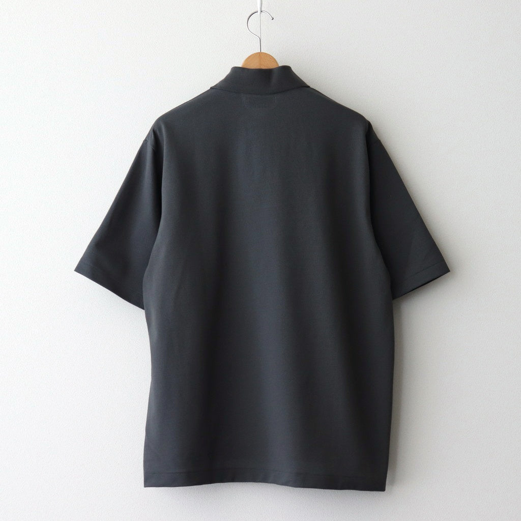 ONE BUTTON POLO S/S TEE #M.GRAY [M25A15CS02B]