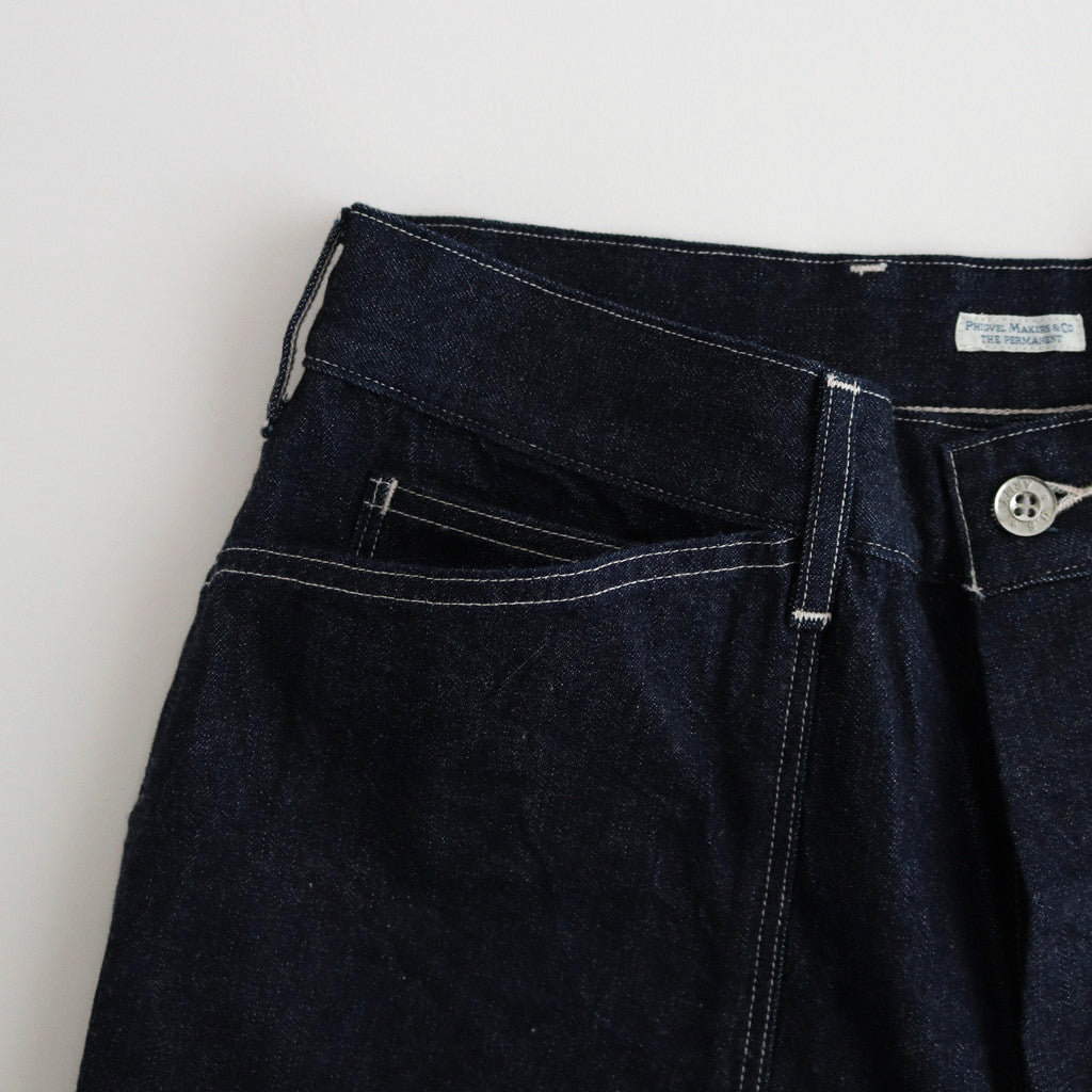 MIL DENIM FATIGUE TROUSERS #INDIGO [PM-PTM35]