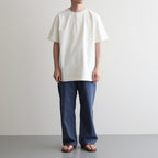 TUBE TEE (Henry-Neck) #RAW WHITE [251OJ-CT05]