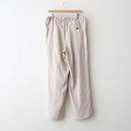 DOUBLE PLEATED EASY TROUSERS #TAUPE [A26A22PT02C]