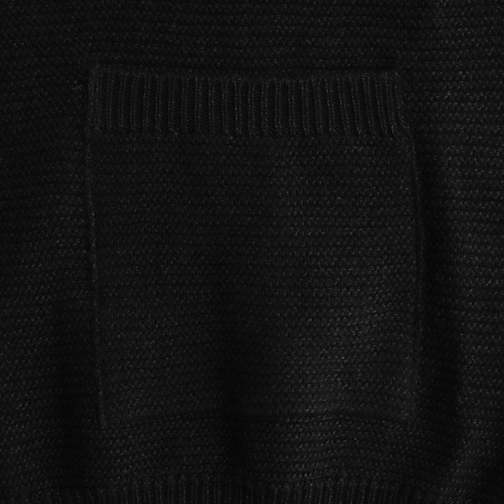 Co/Li Garter Stitch Cardigan #BLACK [NEP-SS2534M]