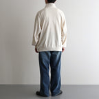 Co/Silk Nep Harf-Zip #Ivory [BHS24F038Si]